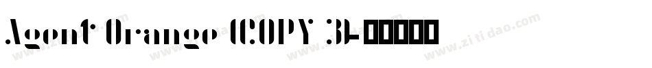 Agent Orange (COPY 3)字体转换